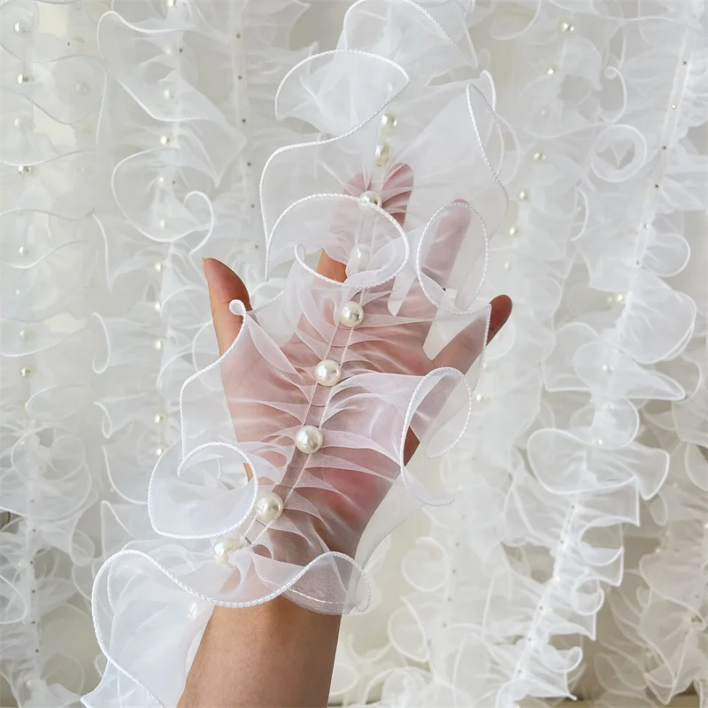 1lot-20yards-white-pleated-lace-trims-ribbon-fabric-applique-fold-ruffle-with-beads-diy-sewing-supplies-craft-accessories