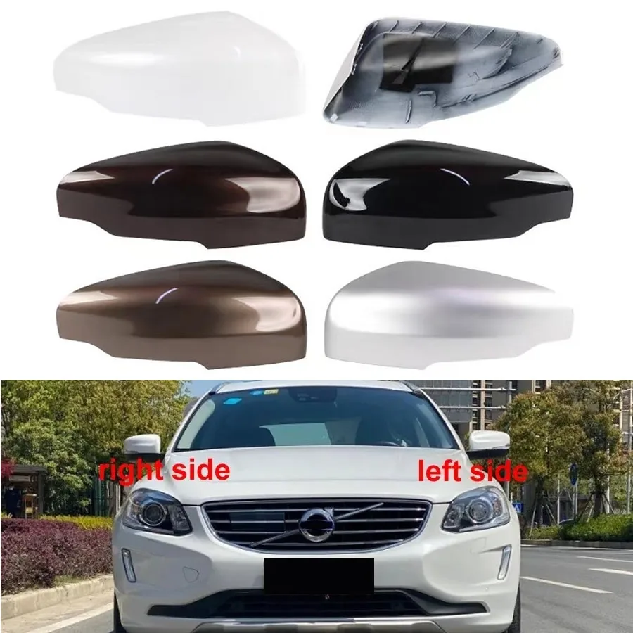 

For Volvo XC60 2014 2015 2016 2017 Car Accessories Auto Rear View Mirrors Shell Cap Housing Wing Door Side Mirror Cover
