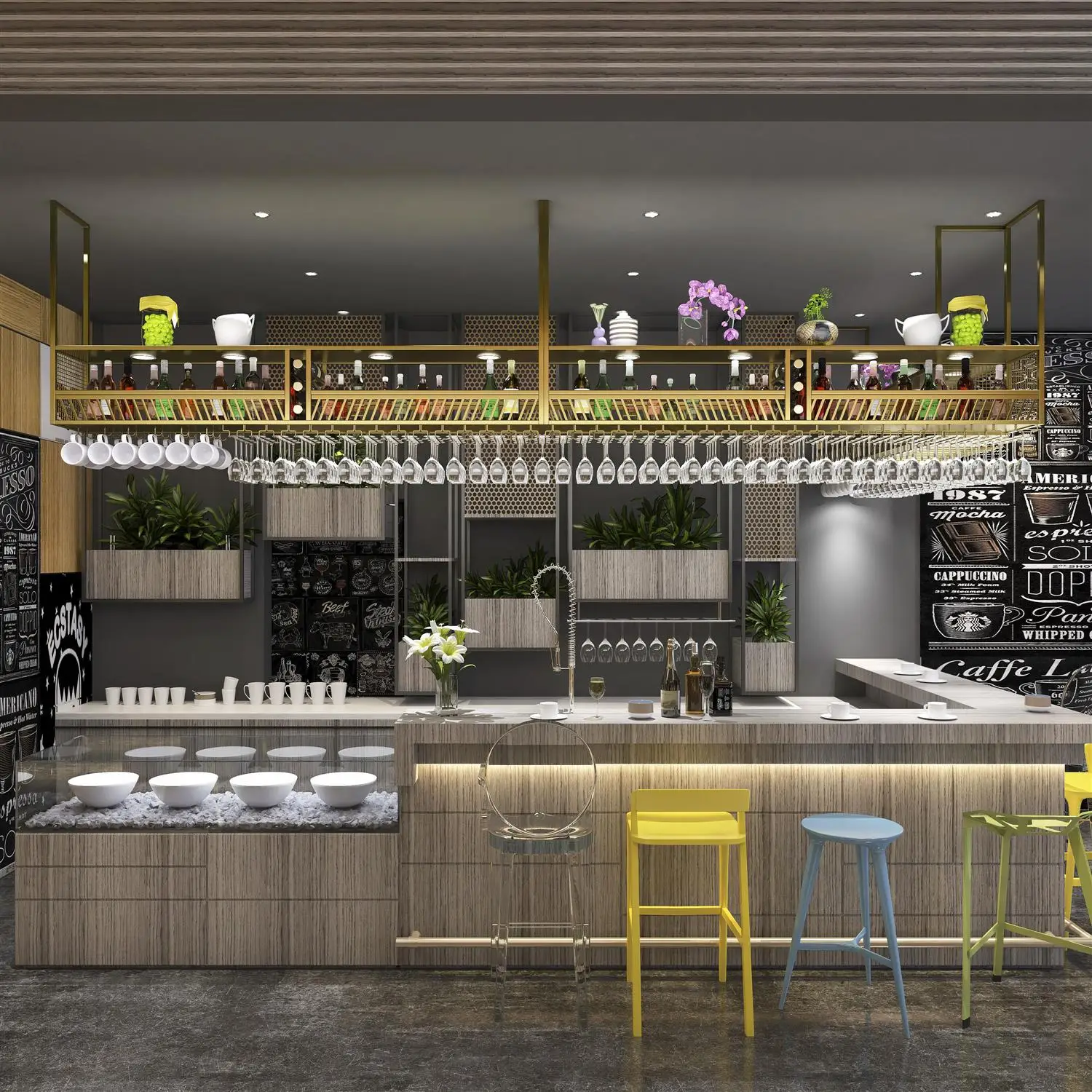 

Bar Iron HangerRestaurant CashierHanger CabinetWine CabinetBarHanging Wine RackStorage RackHangerHanging Wine Glass Holder