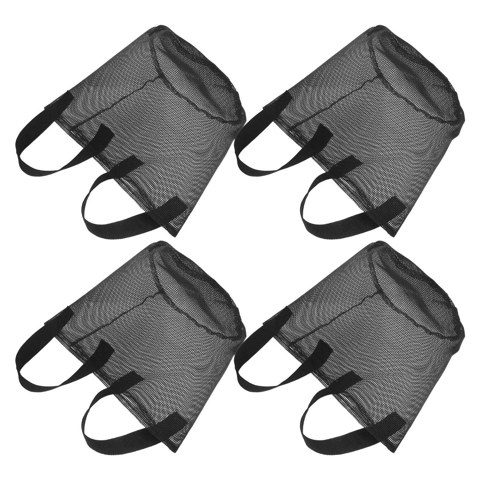 4Pcs Mesh Pond Plant Basket with Handles Aquatic Planter Bag Root Aeration Water Lily Lotus Pond Plant Container for Garden