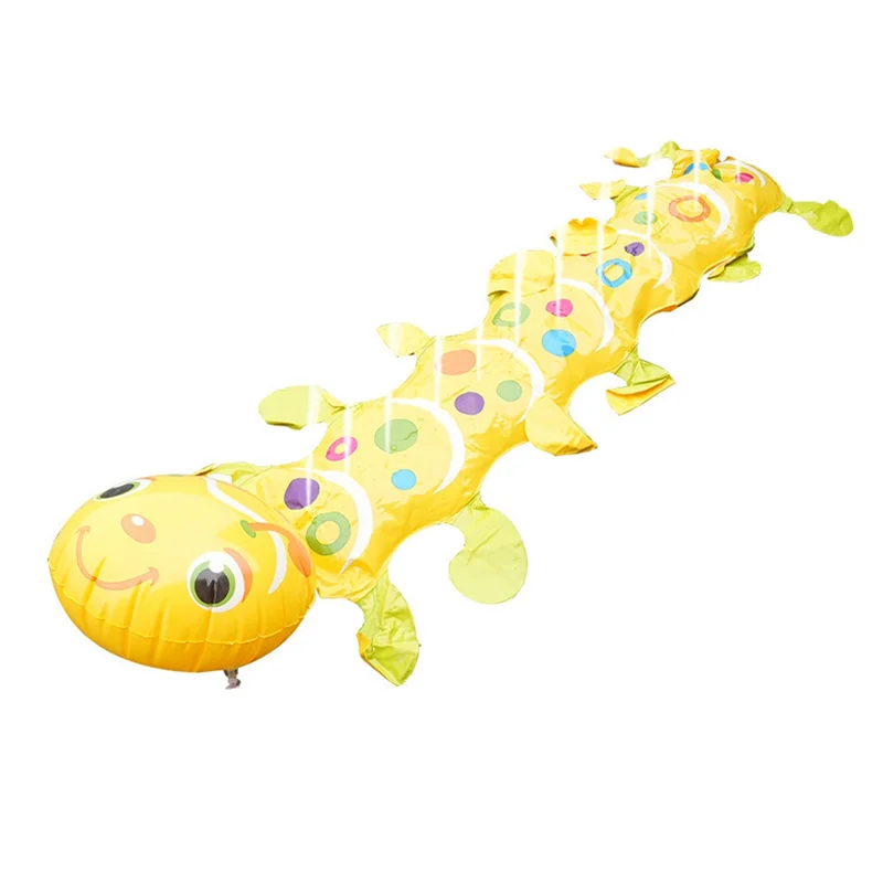 

B48B-игрушка-распылитель воды в форме гусеницы, разбрызгиватель гусеницы, надувной для садового бассейна, вечеринки
