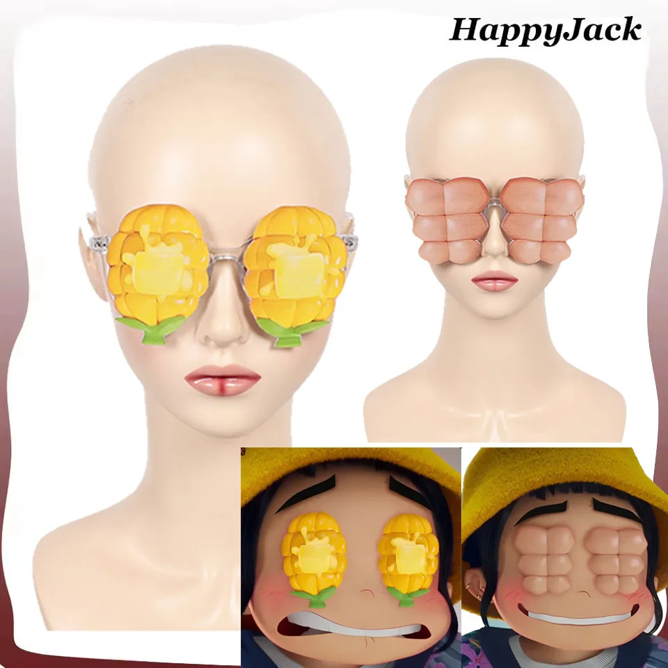 

Очки для косплея Zoey, очки с попкорном, очки с мышцами, 2025, демон, аниме-охотники, реквизит для ролевых игр, аксессуары для карнавального костюма на Хэллоуин