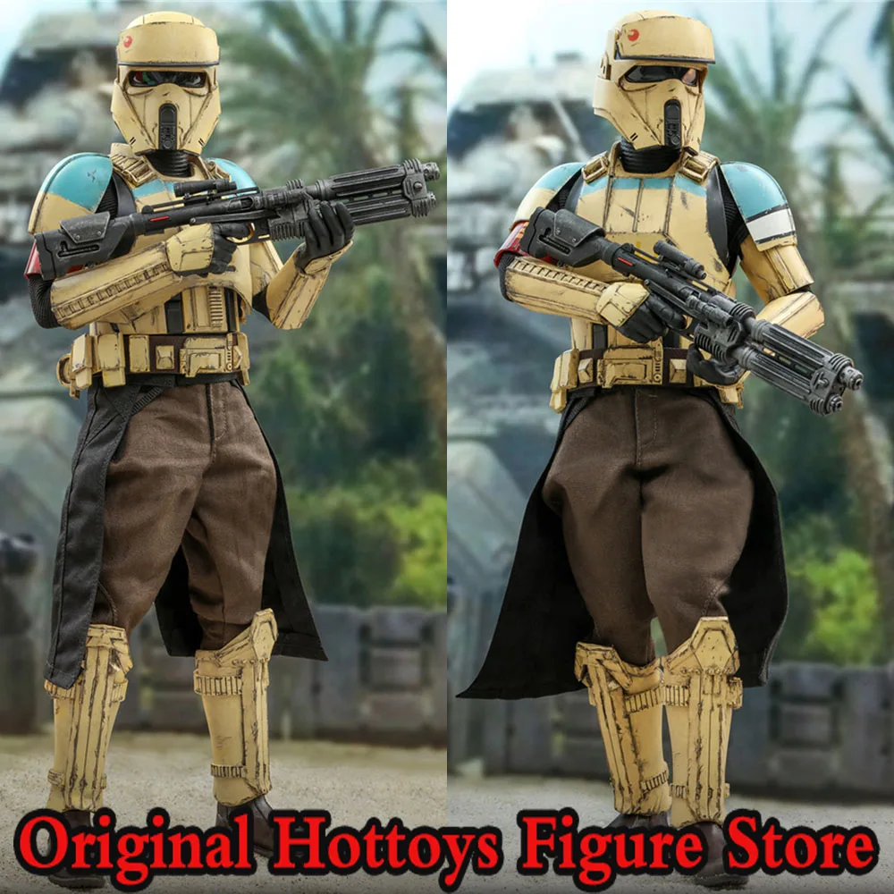 HOTTOYS HT MMS592 1/6 Soldier Star Wars Rogue One Stormwind Coast Guard Captain Full Set 12-inch Action Figure Model Gifts