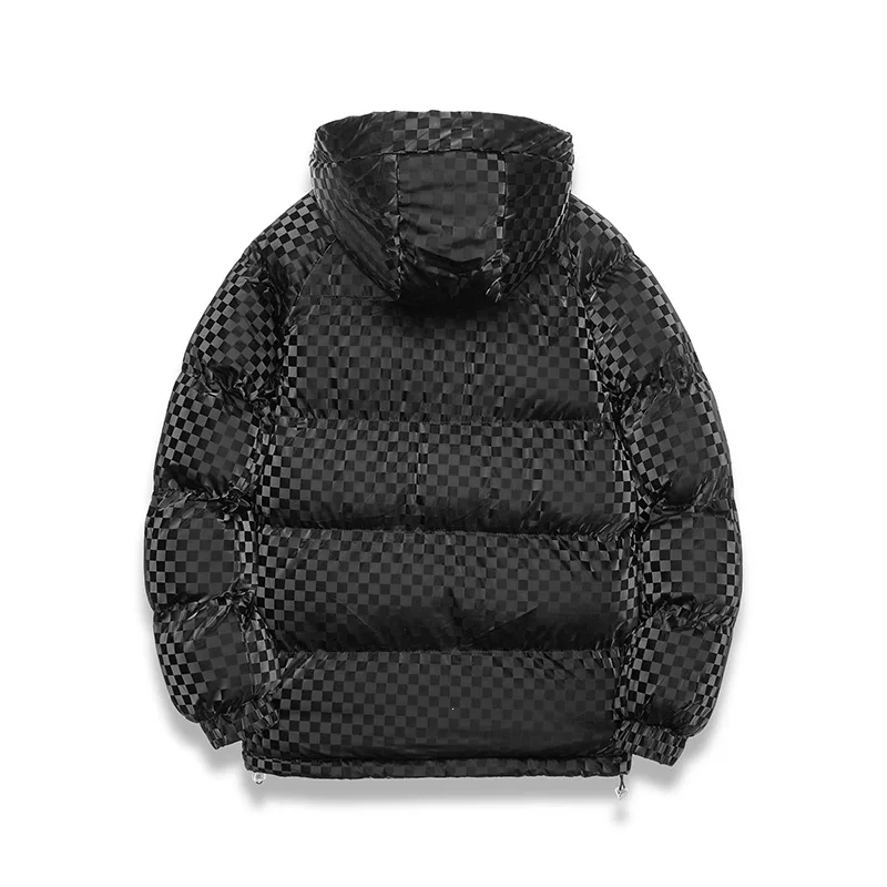 Ropa de algodón con capucha para hombre, tendencia de moda de otoño e invierno, ropa exterior informal cálida para hombre