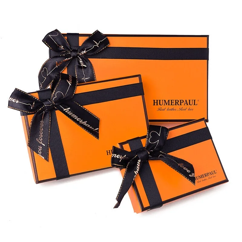 【Genuine Cow Leather】HUMERPAUL Brand Men's Wallet Credit Card Cover Retro RFID Anti-Theft Coin Pocket Male Fashion