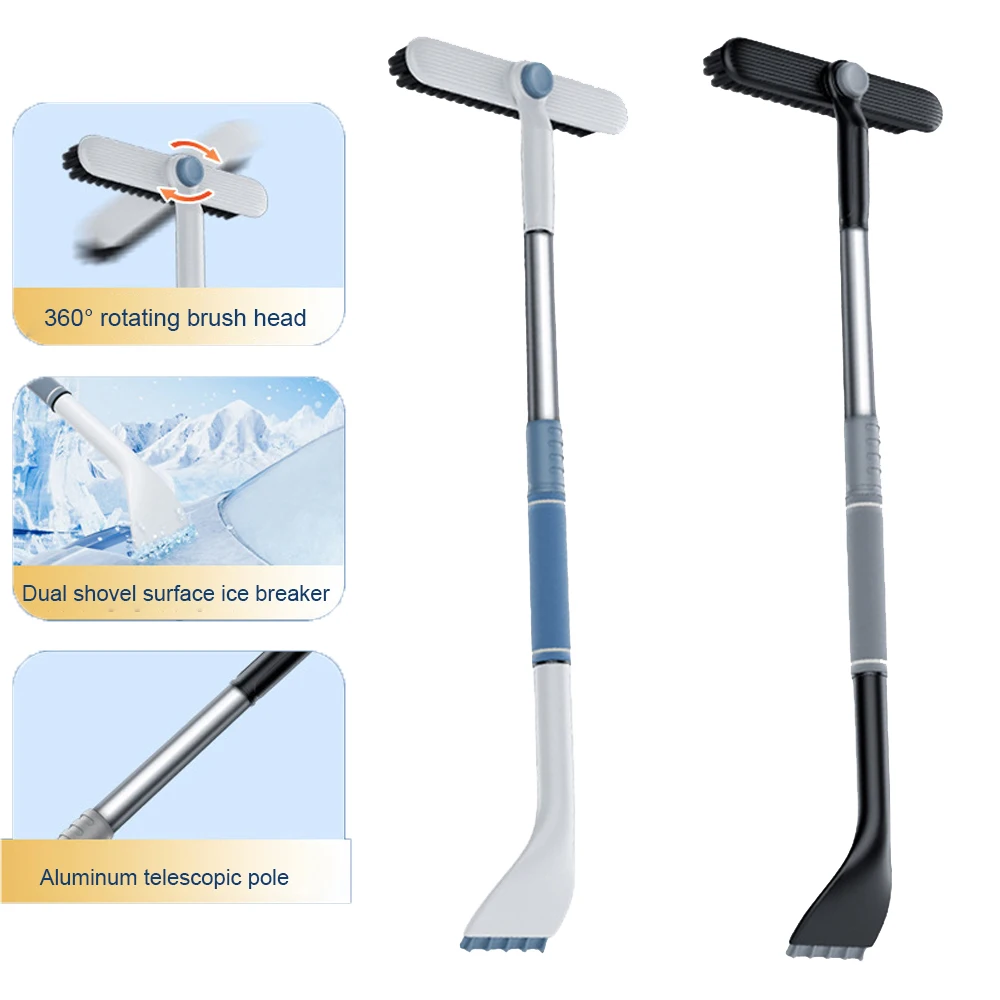 

2 in 1 New Snow Ice Scraper Car Glass Deicing Snow Brush Shovel Removal Brush Auto Window Snow Brush Shovel Car Cleaning Tools