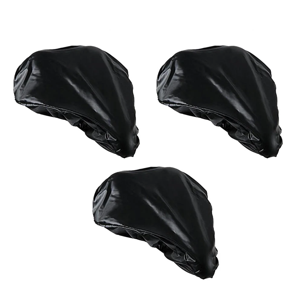 

3pcs Waterproof Bike Seat Cover Elastic Rain Resistant Washable Reusable Fits Most Seats Protects from Dirt Mud