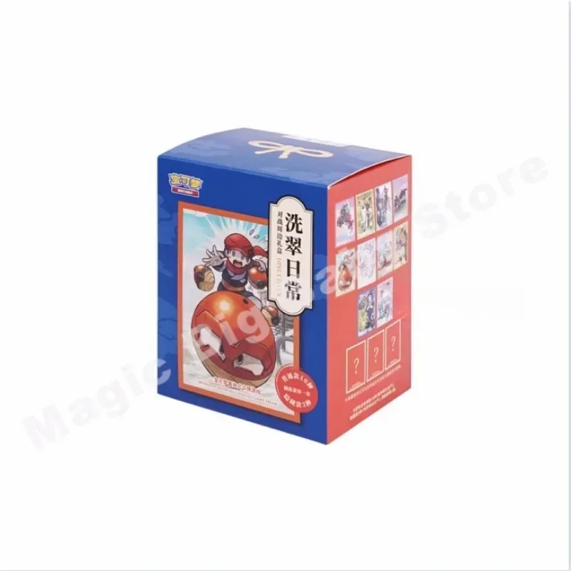 Original genuíno pokemon ptcg cartão chinês 7.5 sombra leva brilho reabastecer saco fortalecer saco brilho caixa de presente lucario