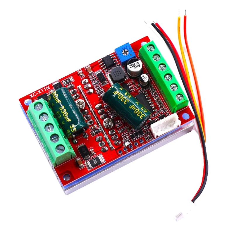 AA84 1Set BLDC Three-Phase Dc Brushless 6-60V12V48V Motor 400W Multi-Function Convenient Driver Board +Hall Motor Controller