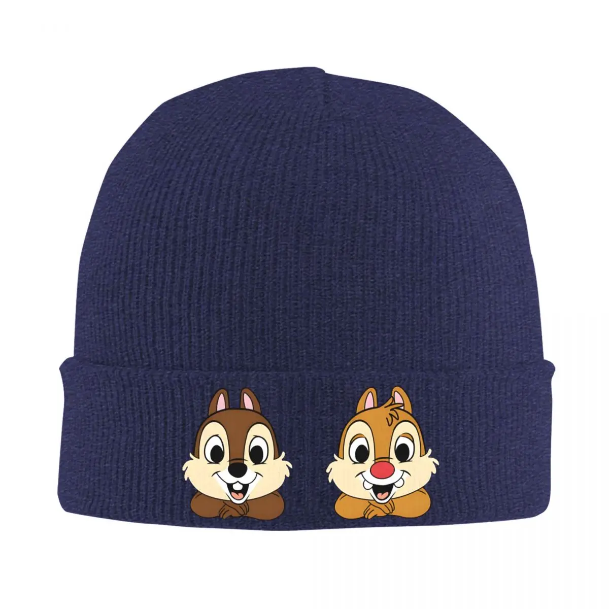 Disney Chip \'n\' Dale   Beanies Caps Chip And Dale Funny Chip Thin Hat Autumn Spring Bonnet Hats Men Women\'s Unisex Ski Cap