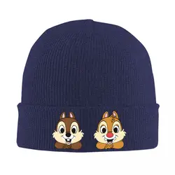 Disney Chip 'n' Dale   Beanies Caps Chip And Dale Funny Chip Thin Hat Autumn Spring Bonnet Hats Men Women's Unisex Ski Cap