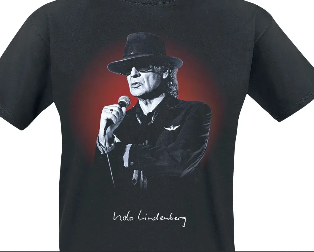 Udo Lindenberg Men T-shirt Black Cotton Unisex All Sizes S to 5XL 1PT1627 long or short sleeves