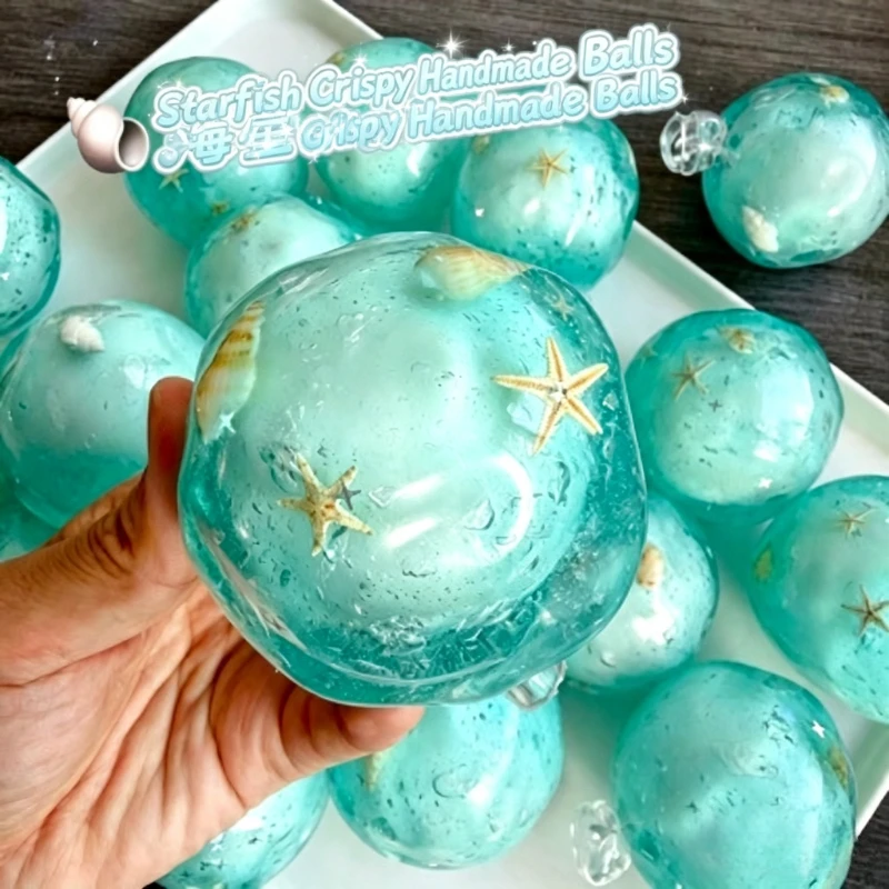Crunchy Squishy Ball Crispy Cracking Wax Shatter Stress Ball ASMR Satisfying Pop Sound Anti Stress Relief Fidget Toys for Adults image 4