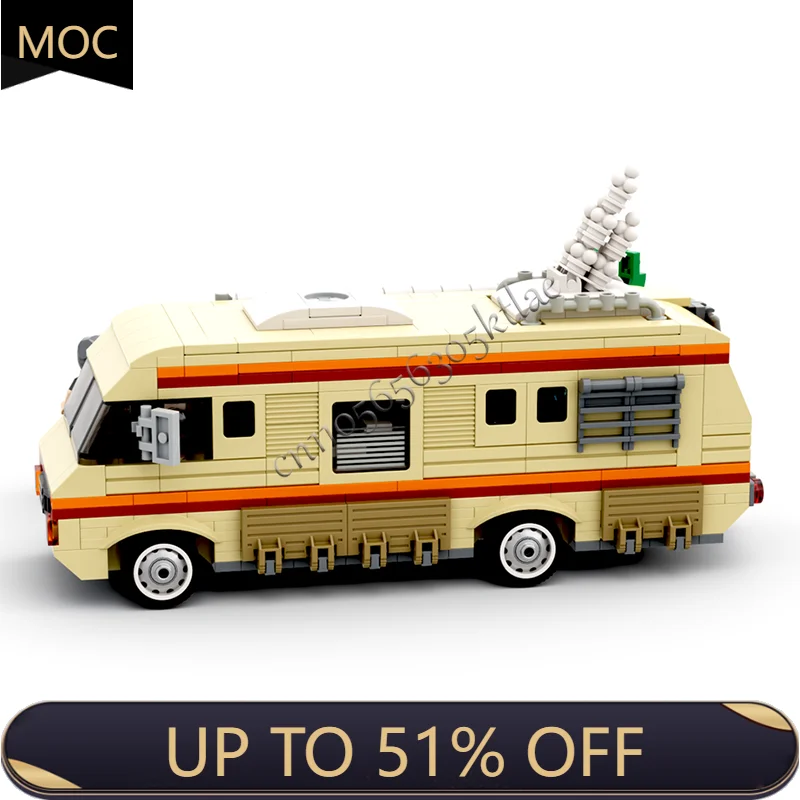 

683 шт. MOC знаменитая серия фильмов, строительный автобус, игрушки, аксессуары, развивающие игрушки «сделай сам», день рождения для мальчиков и девочек, рождественские подарки