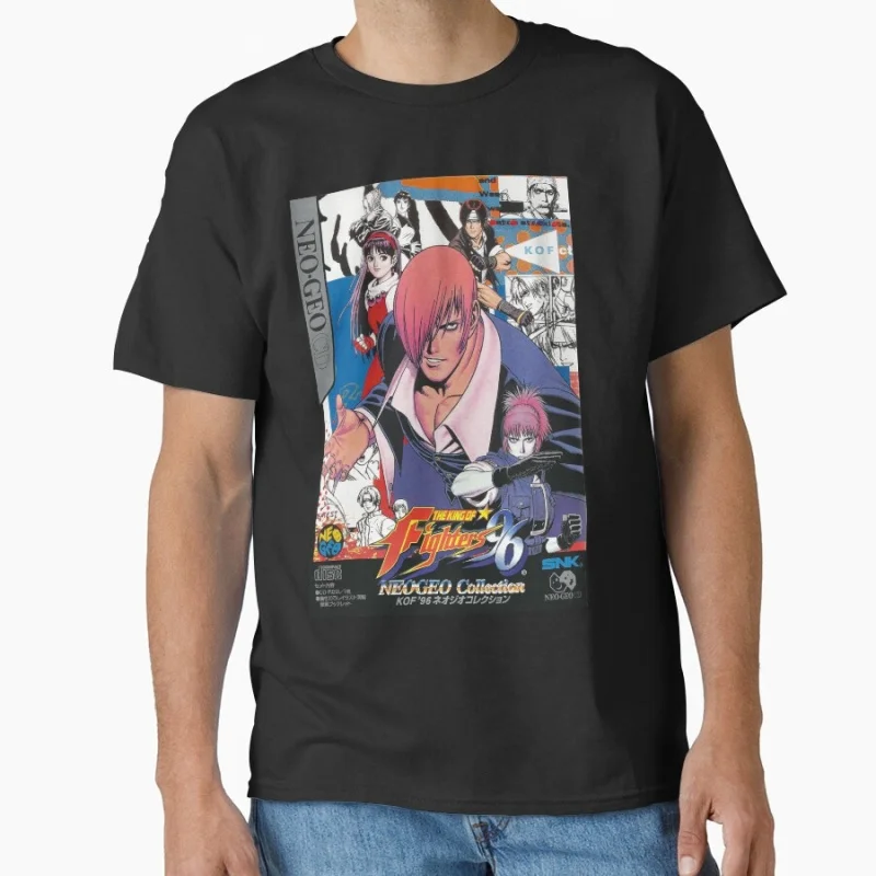 

The King of Fighters '96 Retro Cartoon Combat Gift t shirt 1030 Arcade game Graphic Tee Y2K Clothes Large size Tops S-6XL
