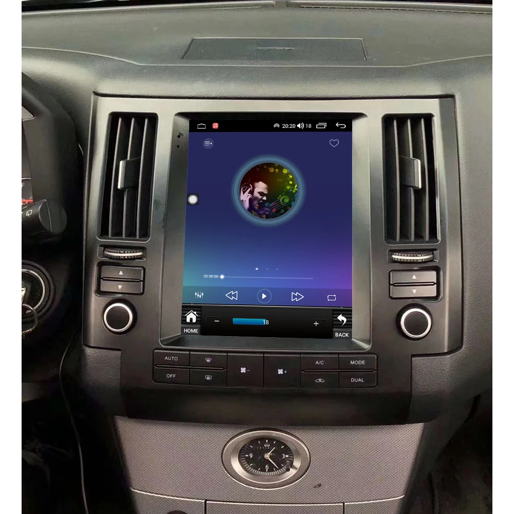 Для Infiniti FX35 FX45 2003-2006 Carplay автомобильный мультимедийный видеоплеер GPS-навигация радиоэкран Android радиоприемник