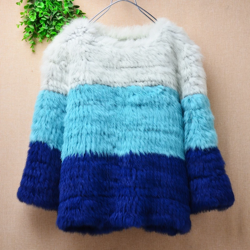 295 Women Spring Autumn Orange Hairy Angora Rabbit Hair Knitwear Inside O-Neck Long Lantern Sleeves Loose Sweater Jumper Pull