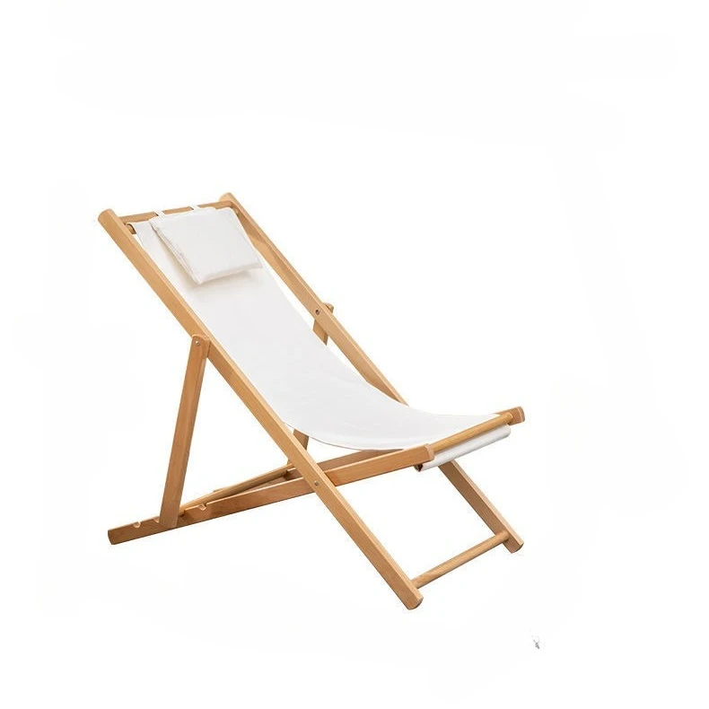 

Beach chair, solid wood, folding, recliner, portable, folding chair