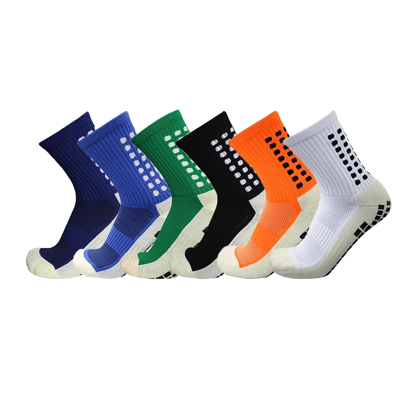 New Anti-slip Soccer Socks Men Women Outdoor Sport Grip Football Socks EU 38-43 US6-9.5