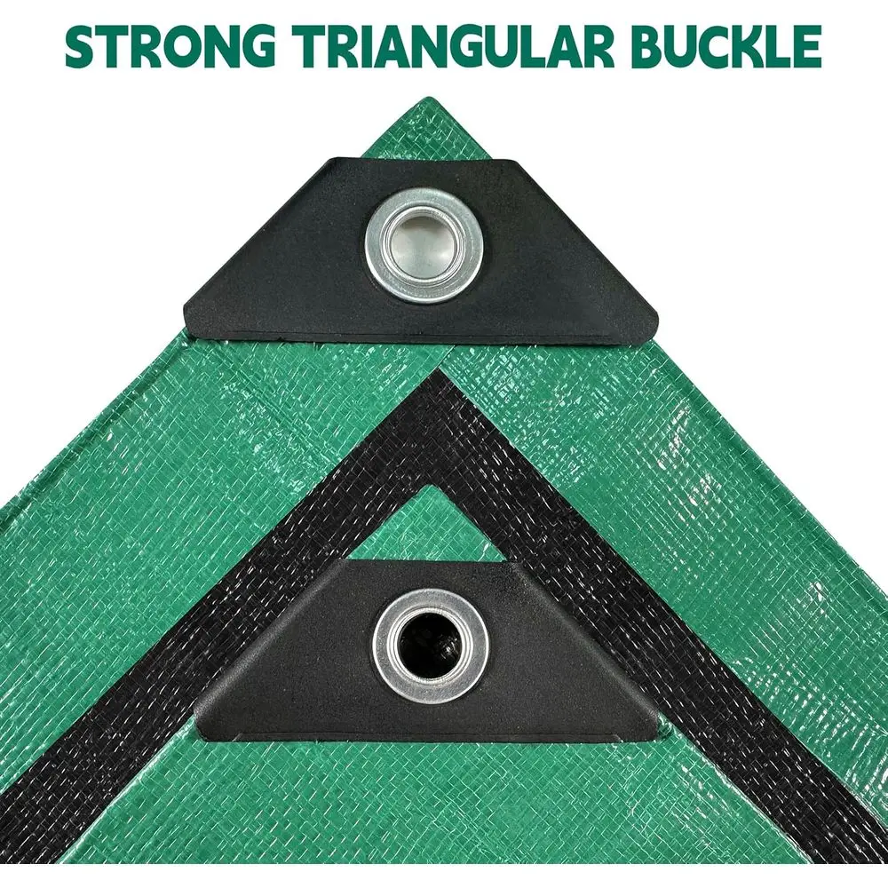 Heavy-Duty Waterproof 10 Mil UV-Resistant Tarps, 15x25ft, with Reinforced Edges and Grommets, Ideal for Camping, Pools, Car Cove