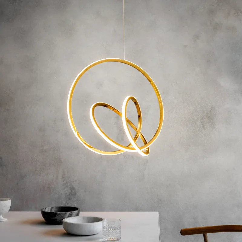 modern gold ring led pendant light criatividade circulo sala de jantar bar lustre iluminacao interior casa quarto lustre pendurado lampada 01