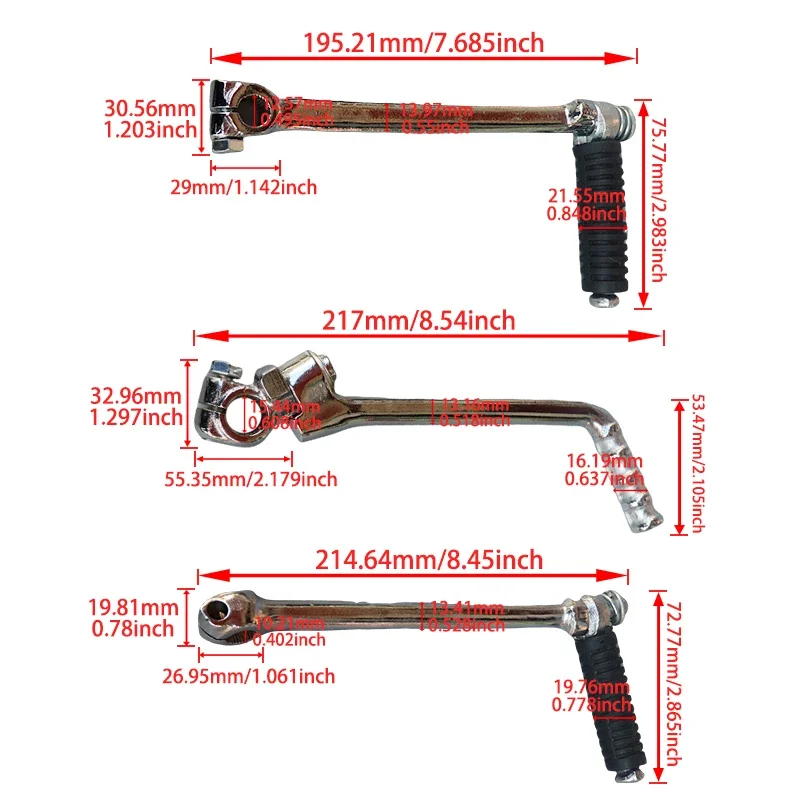 

Motorcycle Tools Parts Aluminum Alloy Gear Shift Lever 1 Universal For Dirt Bike Kick Starter Lever Pedal Motocross Accessories