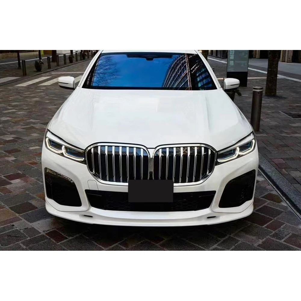 

CKMUUER for BMW 7 Series G11 G12 730 740 750 760 M-Tech 2019-2022 Carbon Front Bumper Lip Chin Spoiler Bumper Trims
