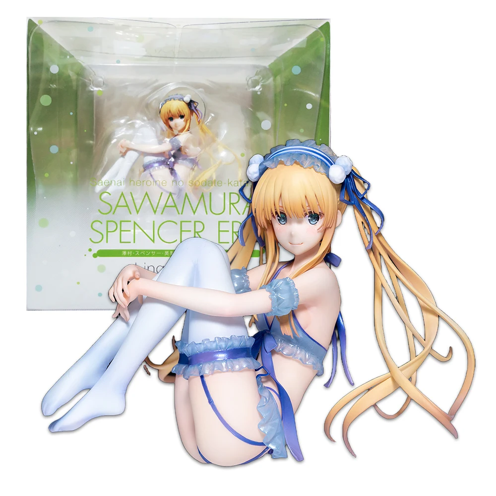 13 سنتيمتر أنيمي سايناي البطلة لا Sodatekata ♭ - ساوامورا سبنسر إيريري الشكل 1/7 الملابس الداخلية الإصدار لعبة مجسمة دمية عمل الشكل البلاستيكية #1