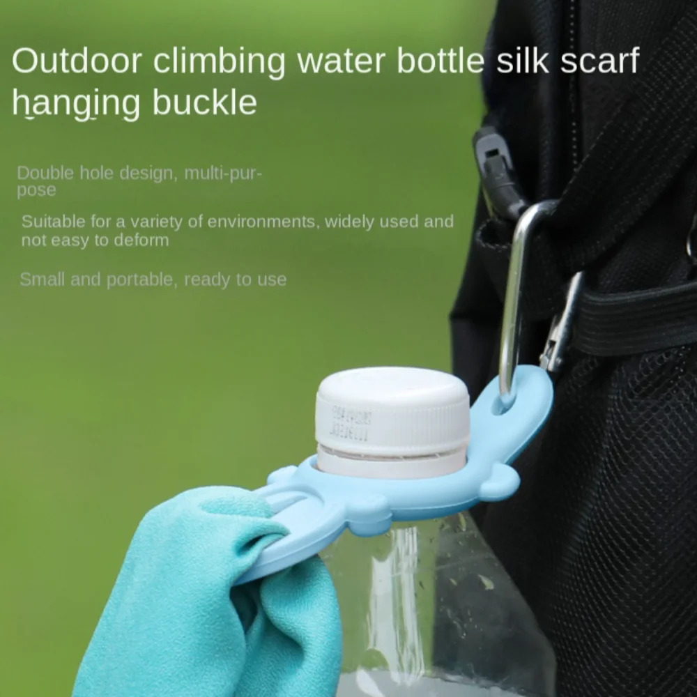 Food Grade Silicone Sports Kettle Buckle Carabiner Tight Enough Easy To Use Mountaineering Hook Durable Not Slip Out