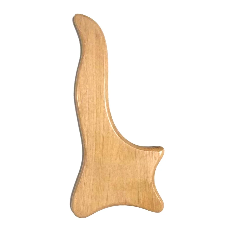 

Wooden Lymphatic Drainage Massage Paddle Manual Anti-Cellulite Gua Sha Tool D0UE