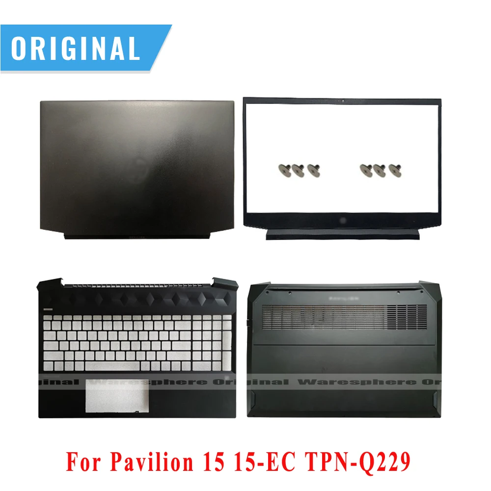 

New Original L72711-001 For HP Pavilion Gaming 15 15-EC 15-EC0013DX TPN-Q229 LCD Back Cover Front Bezel Palmrest Bottom Case