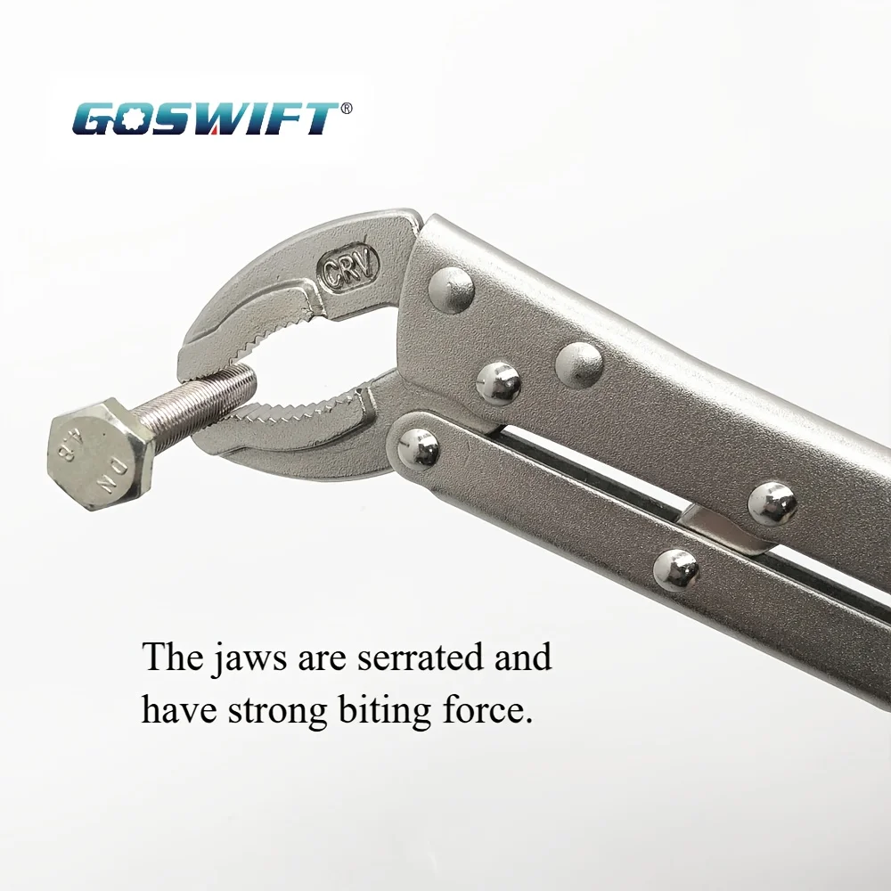 

1 шт., 12 дюймов, удлиненные плоскогубцы с длинным вылетом, плоскогубцы с фиксатором, 45 градусов, прочные зажимные плоскогубцы, многофункциональные плоскогубцы, инструменты