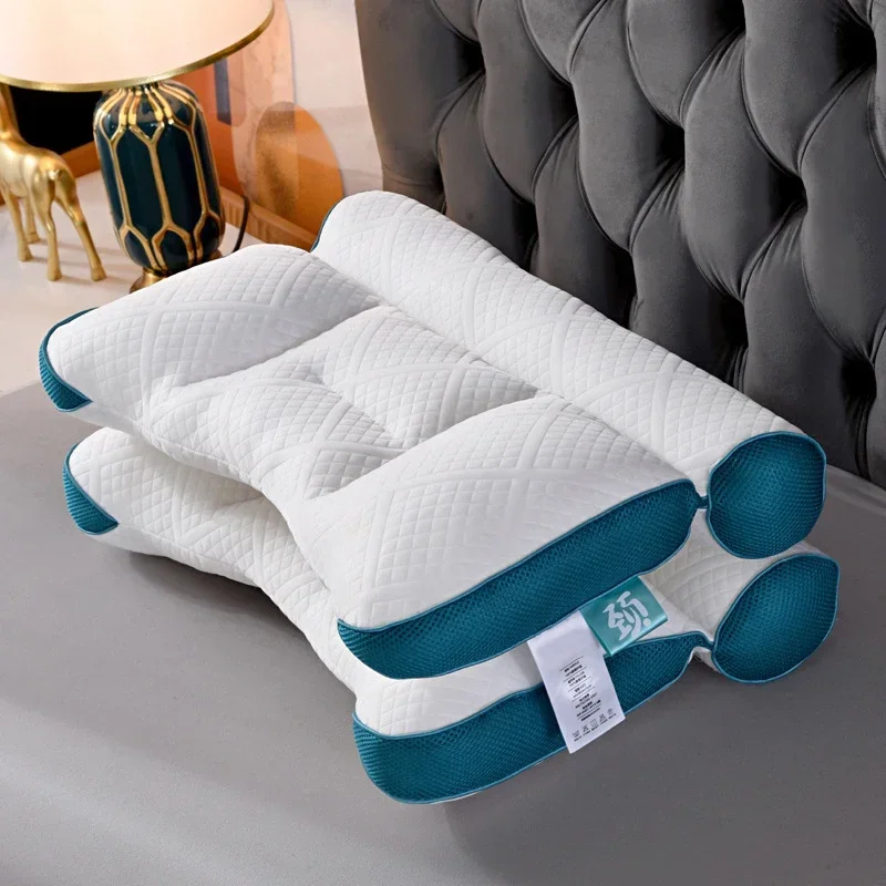 Cervical Orthopedic Neck Pillow To Help Sleep And Protect The Pillow Neck Household Soybean Fiber Pillow Comfortable Sleeping