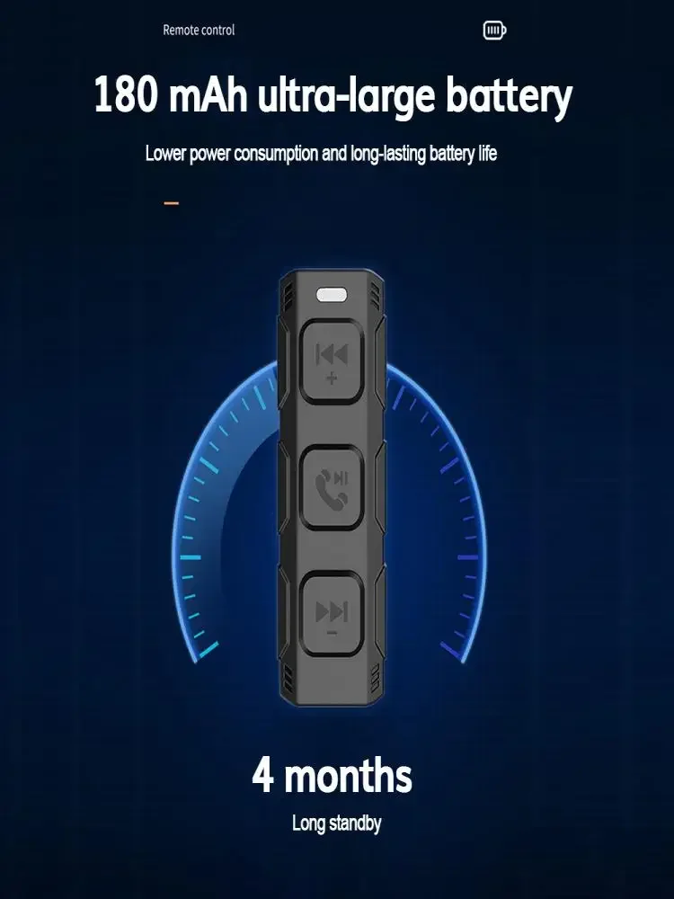 AliExpress kebidumei Motorcycle Bike Handlebar Media Controller Music Switch Steering Wheel Remote Control Wireless Remote Button For Android IOS