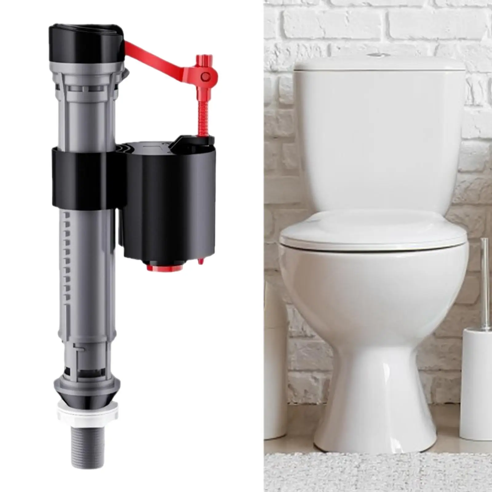 Toilet Tank Fill Valve Toilet System Easy Installation Anti Siphon Backflow