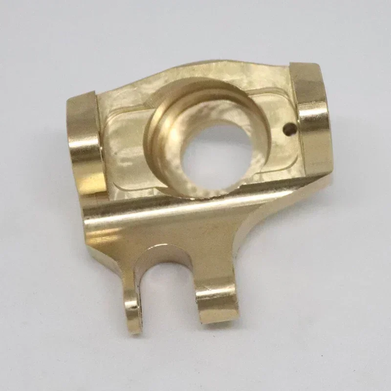 2 個の真鍮製フロント AR44 ステアリングナックル 1/10 RC クローラー Axial SCX10 II 90046 アップグレードパーツ用