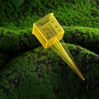 1Pcs Bright Yellow 1.5-Inch Sprinkler Rain Gauge Lawn Water Meter Outdoor Water Measurement Tool for Garden Planting