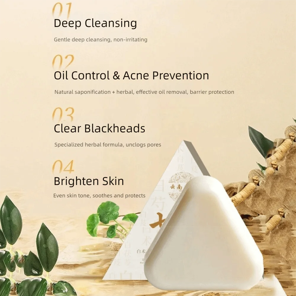New Plant-Based Formula Cleansing Soap Multipurpose Natural Facial Wash Soap Bath Soap Body Washing