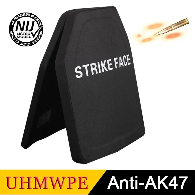 Bulletproof Plate GA5 Level 10X12 Inches NIJ III Level Stand Alone Pure PE Light Weight Anti AK47 MSC 7.62mm Ballistic Panel