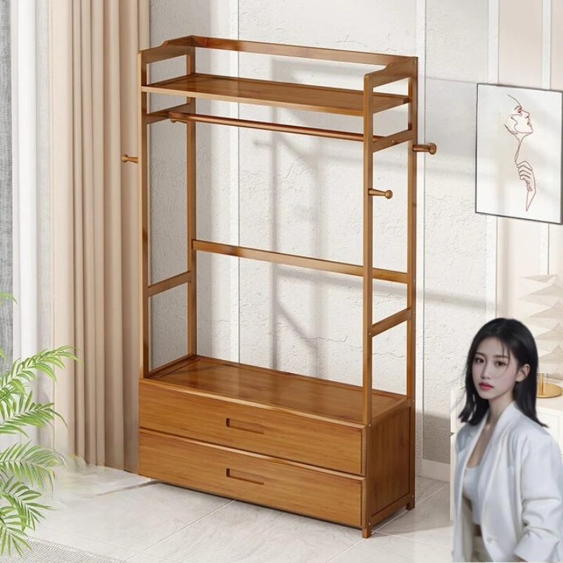 

Floor-to-ceiling coat rack, bedroom household hanger, indoor simple drying rack, room clothes rack
