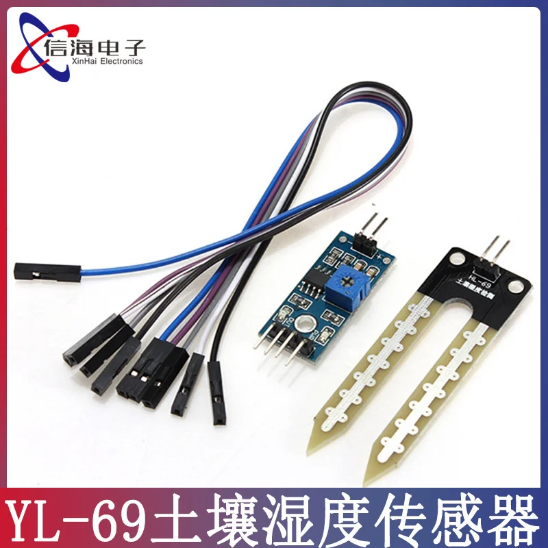 

YL-69 Датчик влажности почвы Датчик содержания влажности почвы Детектор влажности почвы