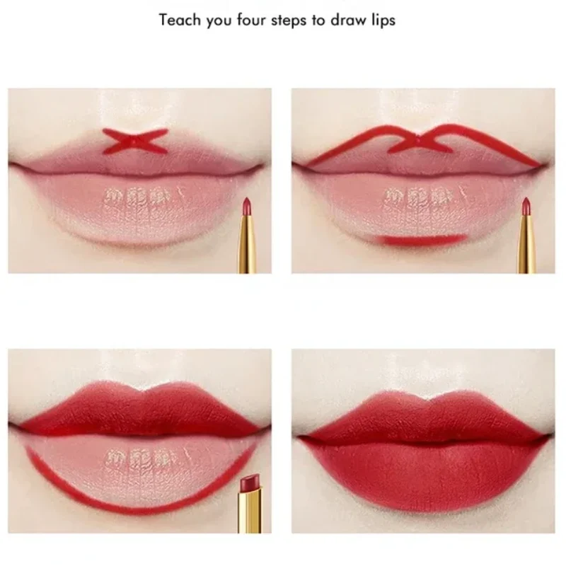 Double Head Lipstick Lip Liner Pencils Lipstick Waterproof Long Lasting Moisturizing Lip Cosmetics Matte Lip Stick Makeup