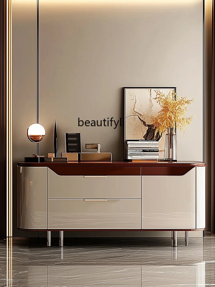 

Z. Light luxury high-end home bedroom locker modern dining room side cabinet