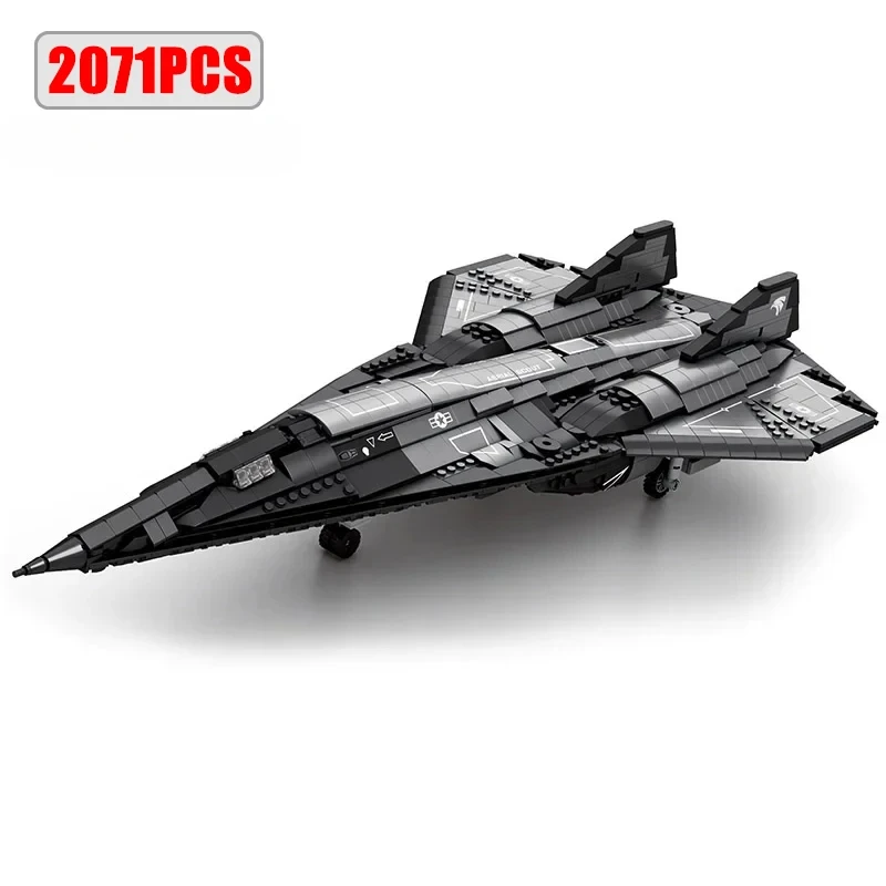 

2071 шт. SR-72 большой Blackbird разведывательный самолет строительный блок модель мелкие частицы космический челнок коллекция игрушка подарок для мальчиков