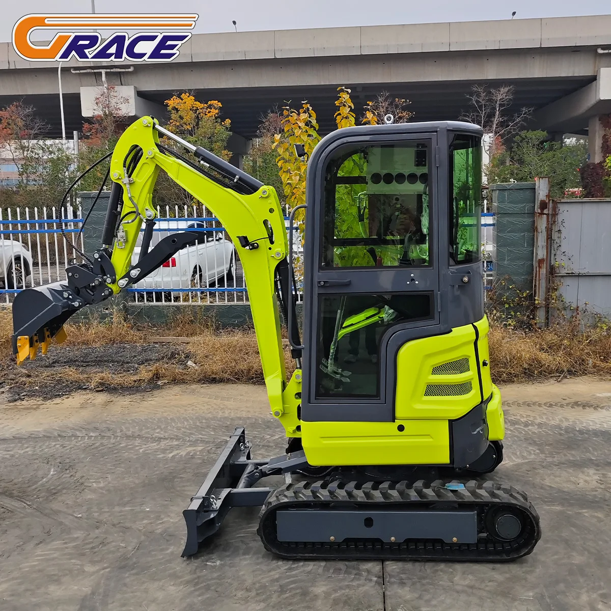 تخصيص 1.8 طن حفارات صغيرة CE EPA EURO 5 حفارة صغيرة حفار زاحف جديد حفارة صغيرة متعددة الوظائف للحديقة