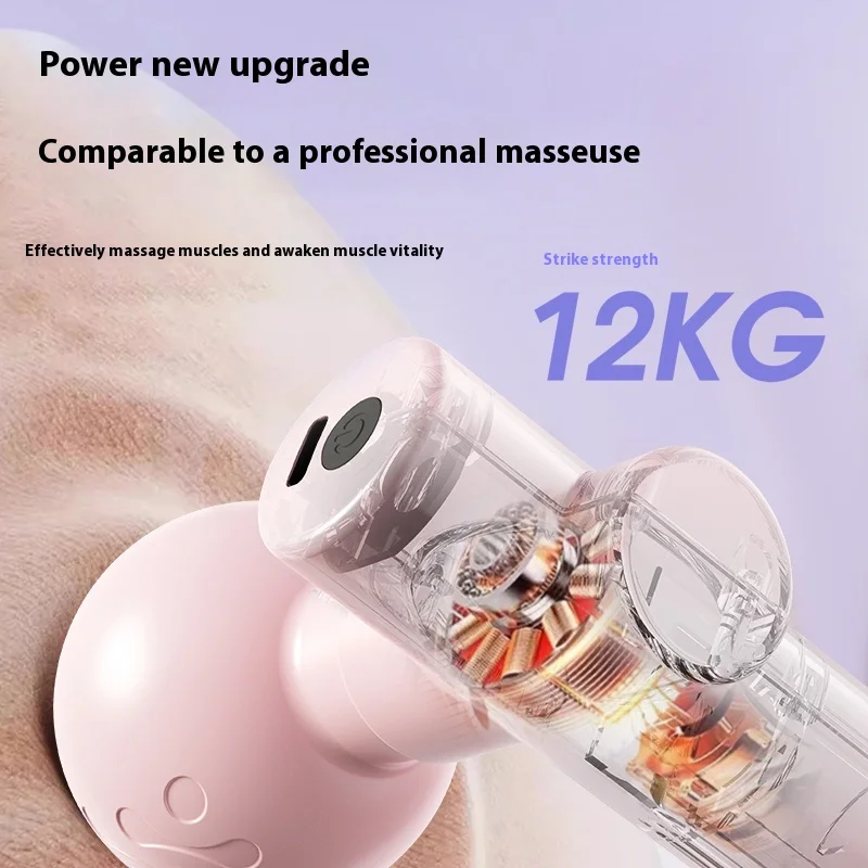 USB Mini Massage Gun Fascia Machine Muscle Vibrating Gun Rod Massage Fitness Equipment Neck Grab Fascia Gun gallery 3