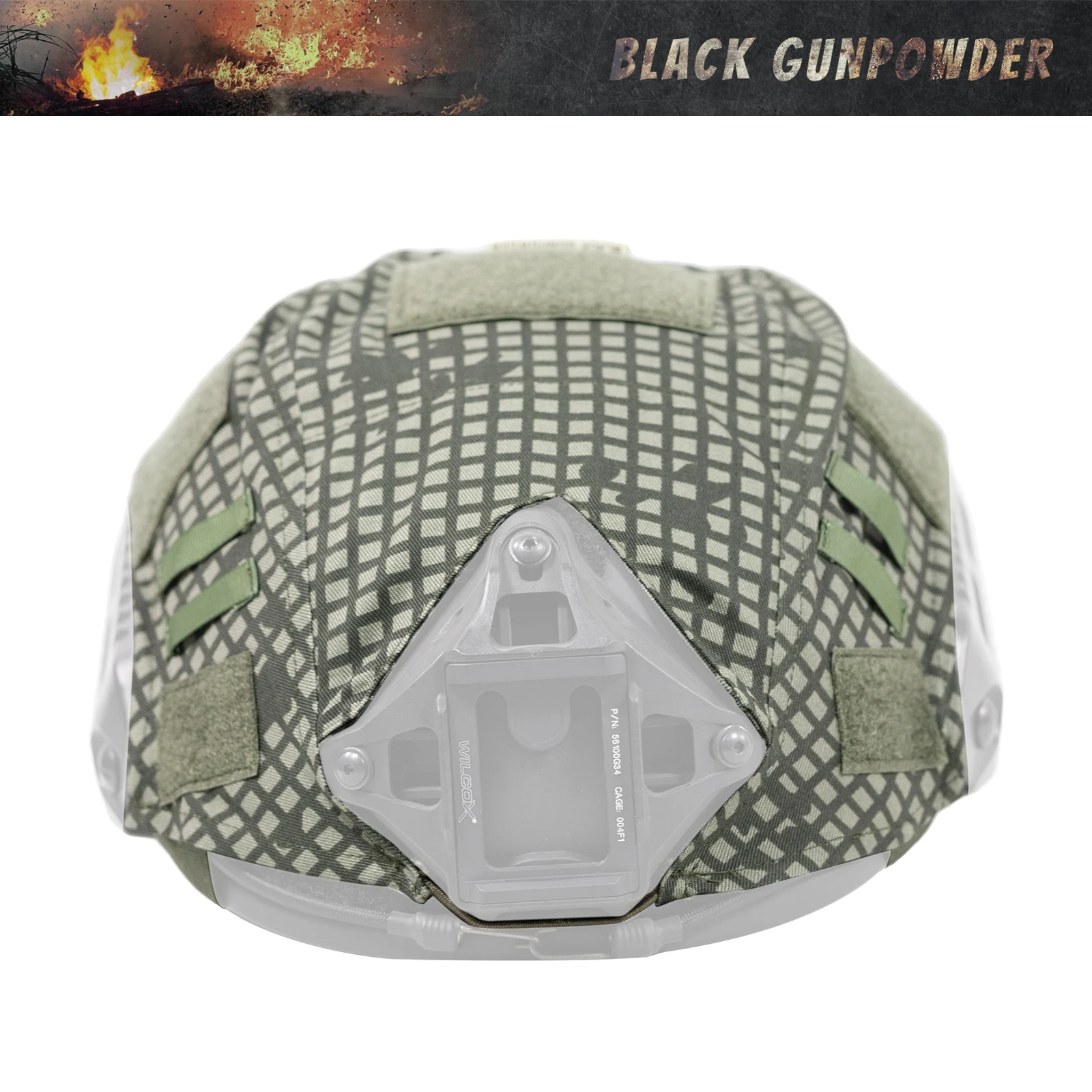 Sand Night Camouflage T-block Outdoor Army Fan FAST Helmet Helmet Cloth Magic Badge Helmet Cover