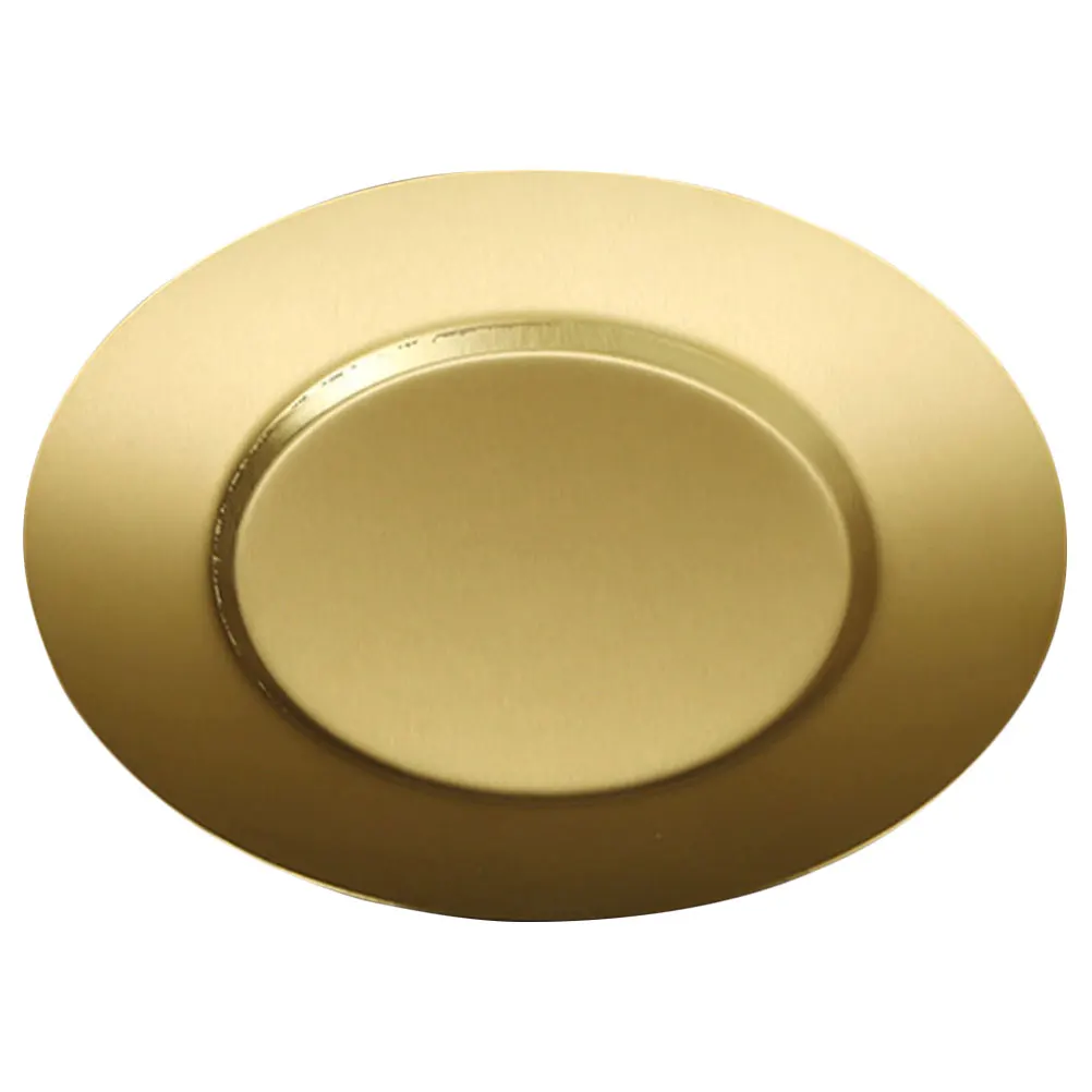 

Stainless Steel Plate Food Grade Metal Dish Snack Camping Serving Tray Portable Easy Wash Dishwasher Safe Wide Design