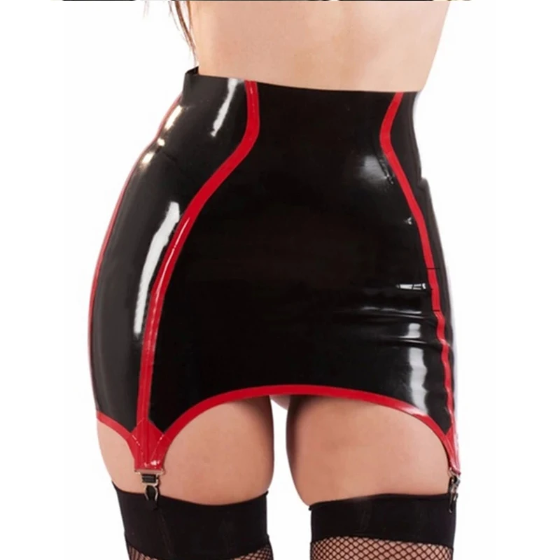 

Latex Garter Gummi Rubber Suspender Clubwear Sexy Width Trims Uniform Size Hot Customize 0.4mm