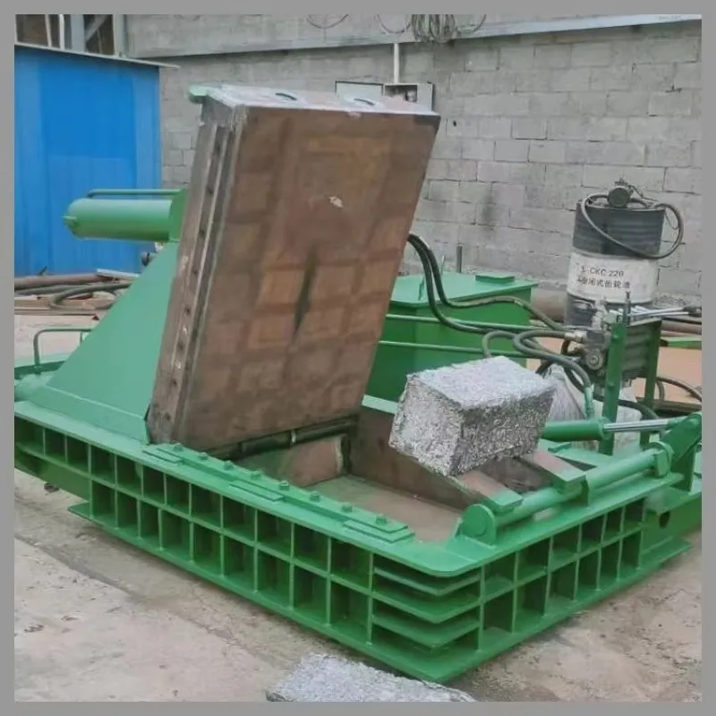 Customized Scrap Aluminum Baling Press Baler Iron Pieces Compress Metal Briquetting Machine